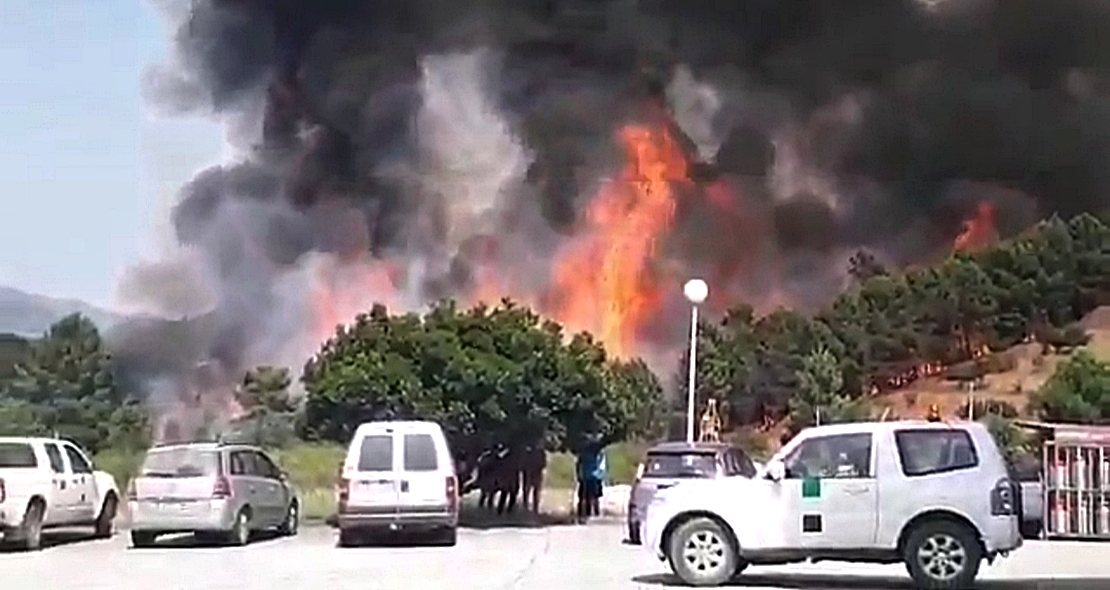 Imágenes del incendio en Pinofranqueado (CC)