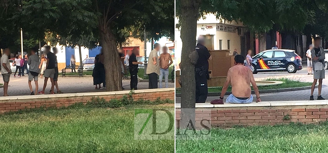 La policía acude a una pelea en el parque de San Fernando (Badajoz)