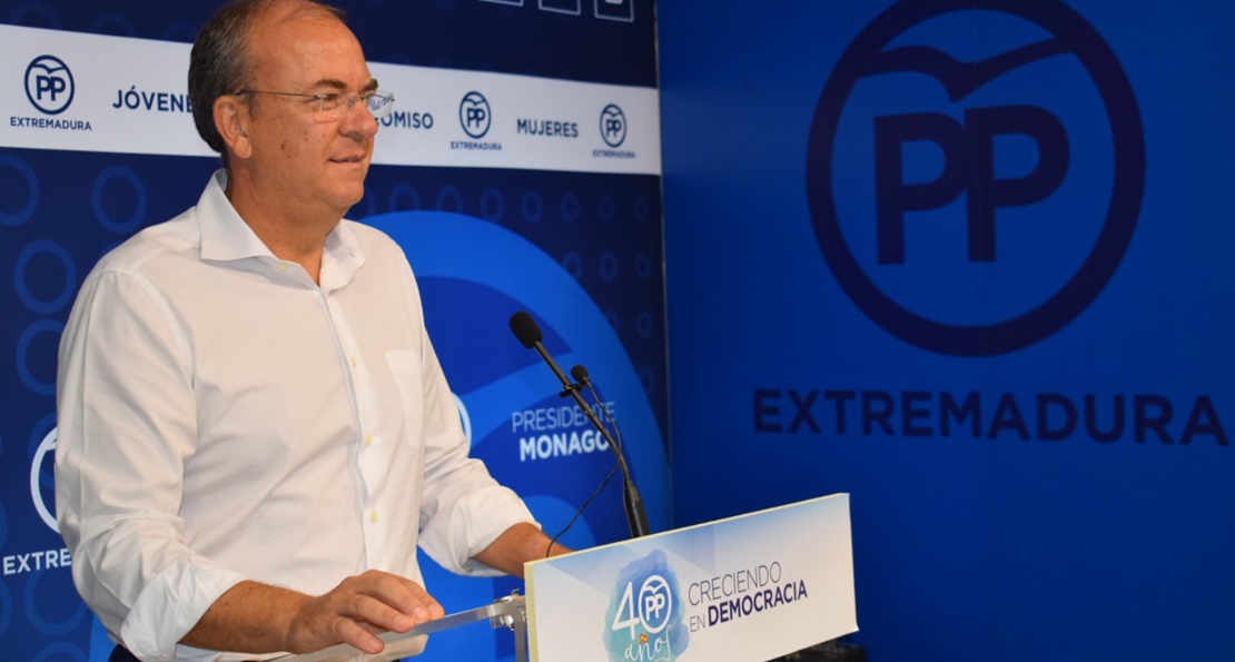Monago: “La ruina de Extremadura se llama Vara y PSOE”
