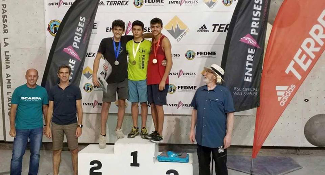 Los extremeños Freitas y Ginés, campeones de España de Escalada