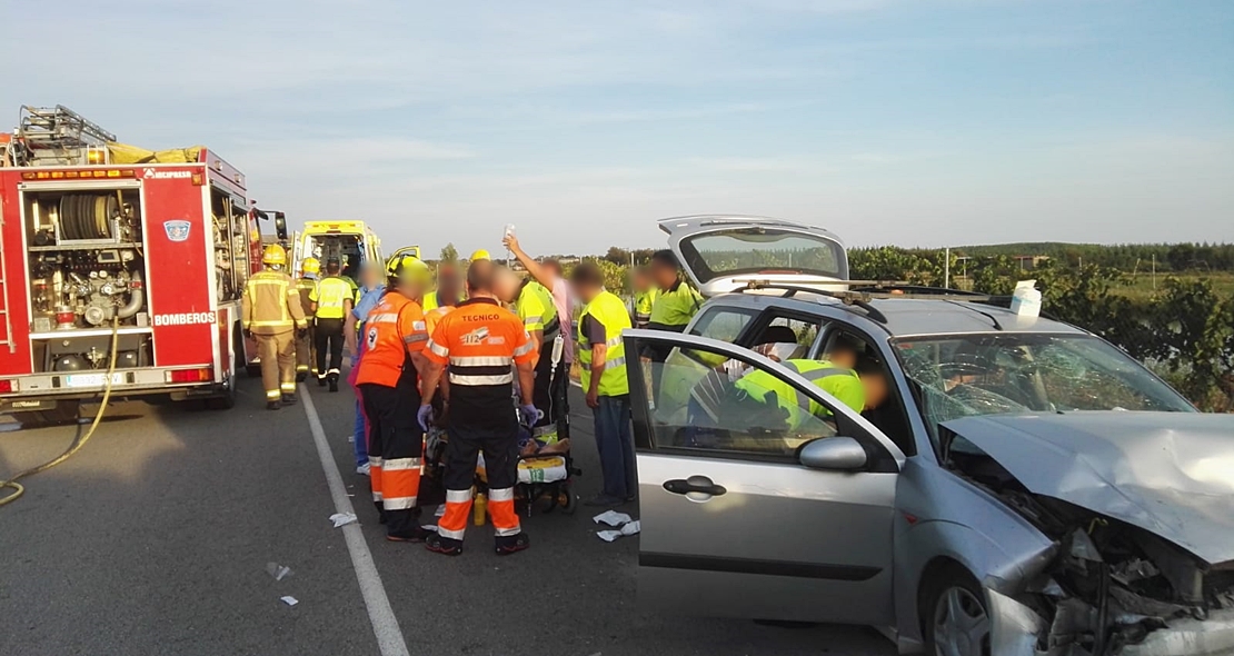 Accidente mortal en una colisión múltiple