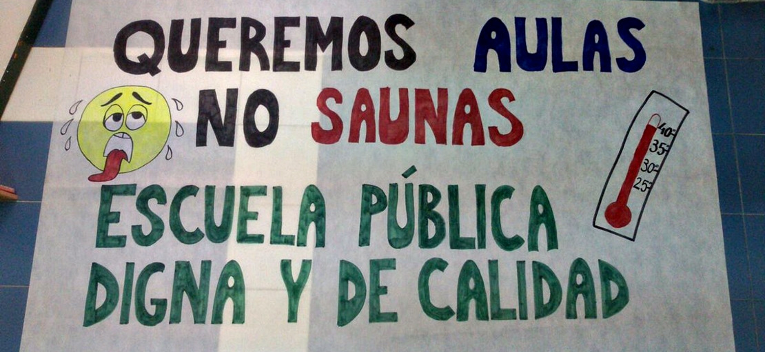 Los estudiantes llaman a manifestarse en Badajoz contra el calor y hacen 8 peticiones a la Junta