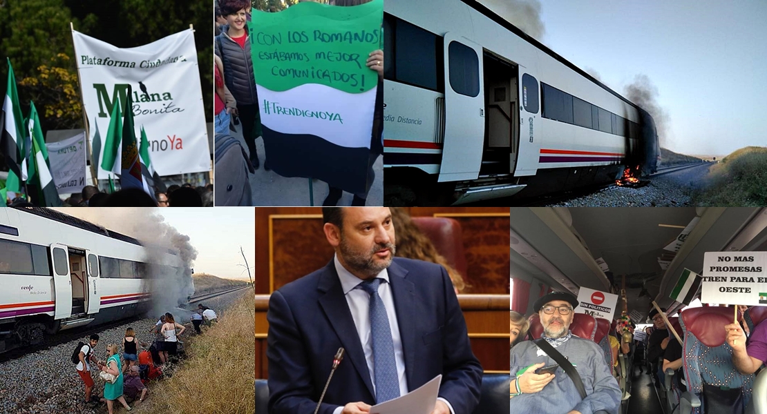 Los extremeños invitan al ministro Ábalos a que viaje hasta Extremadura en tren