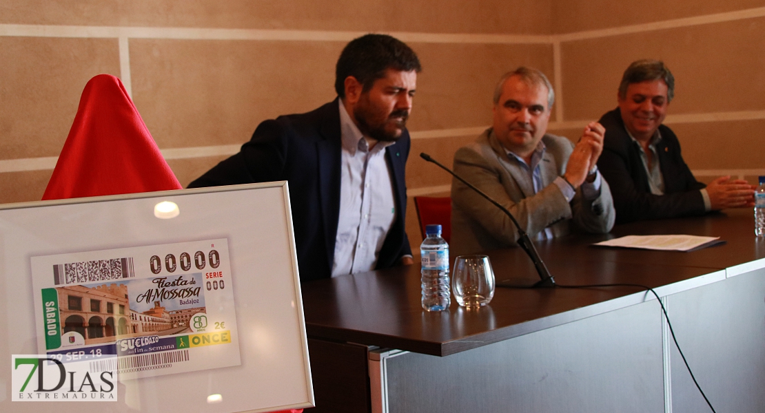 La ONCE presenta en Badajoz el cupón dedicado a Almossassa