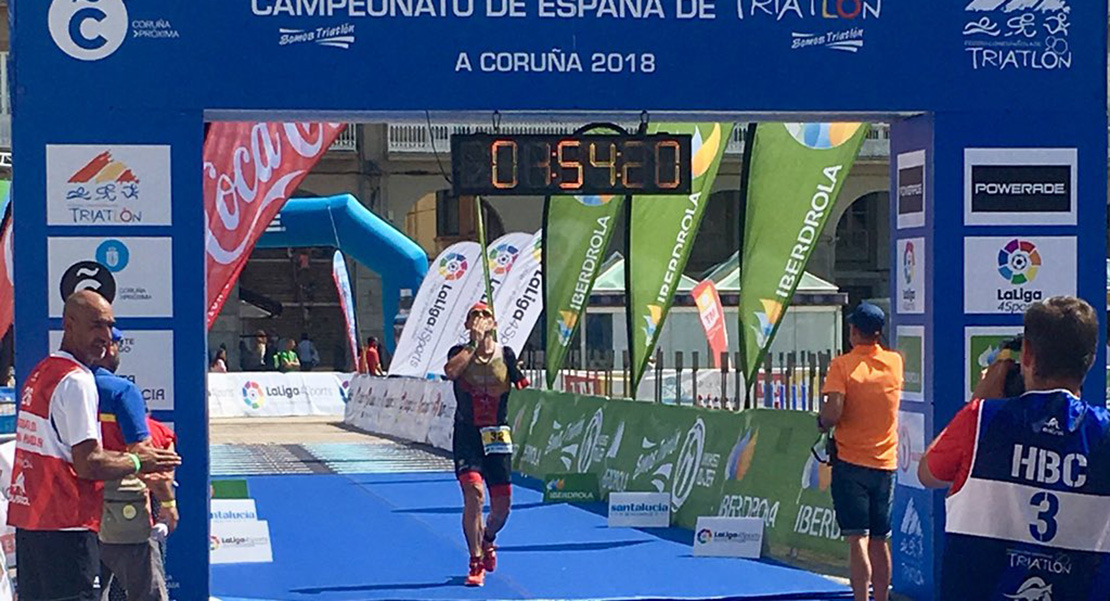 El extremeño Kini Carrasco subcampeón de España de Triatlón Olímpico