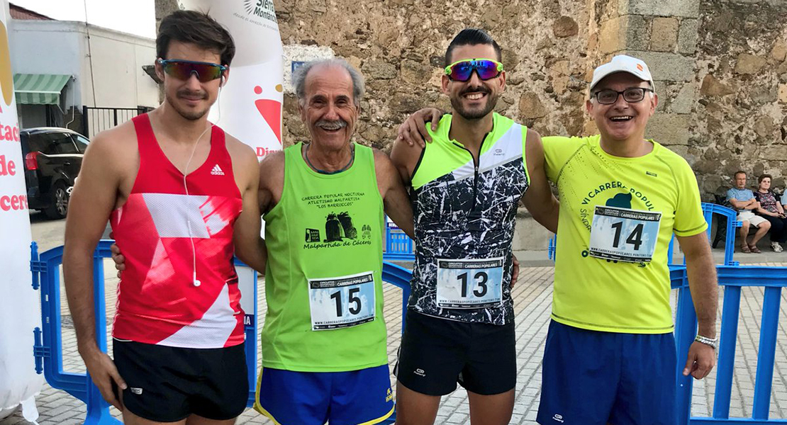 Carlos de Moreno gana una carrera con ¡tan solo 4 corredores!