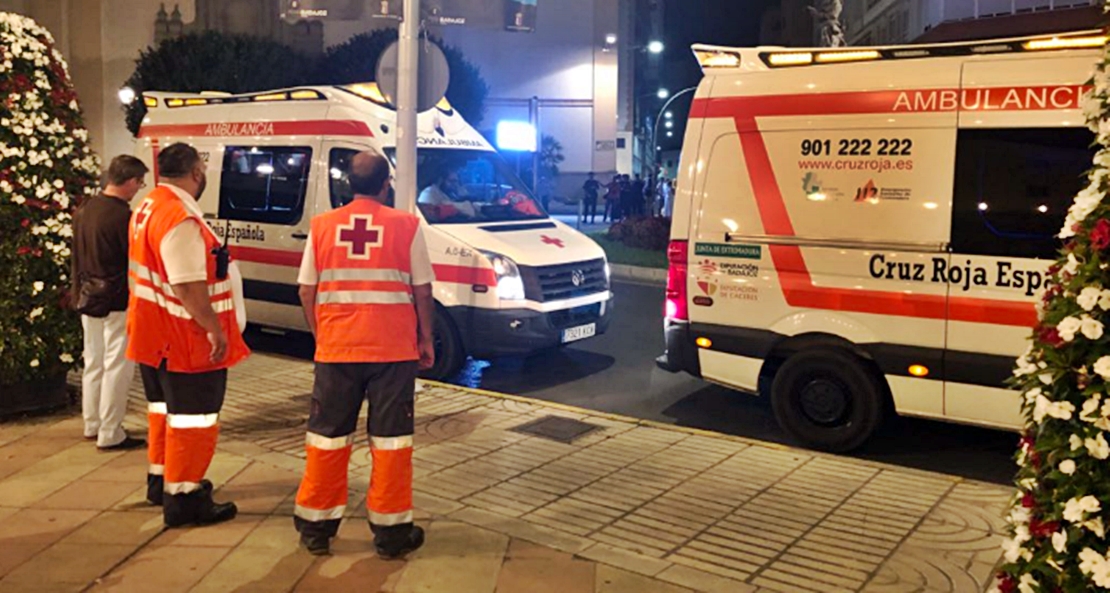 Un traumatismo y varias lipotimias resultado de la Noche en Blanco pacense
