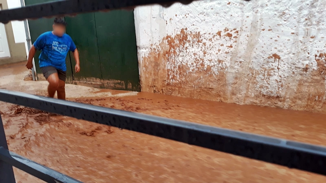 Espectaculares imágenes de los daños que ha dejado una tormenta a su paso por la Morera (Badajoz)