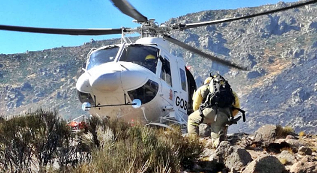 Estabilizado el incendio de Guijos de Santa Barbara