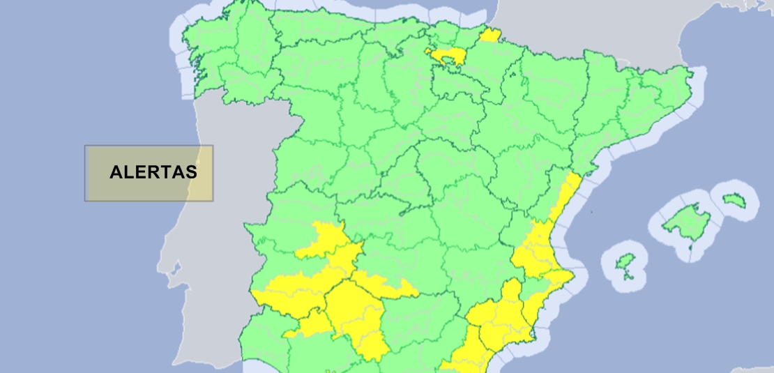 Ampliada la alerta amarilla por tormentas a comarcas cacereñas de Villuercas e Ibores