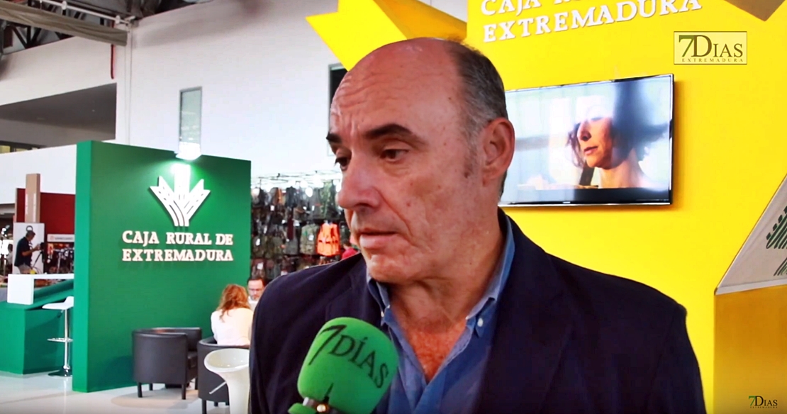 Entrevista al presidente de la Cámara de Comercio de Badajoz en Feciex 2018