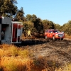 Accidentado servicio de los Bomberos de Badajoz