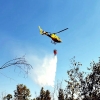 Imágenes del incendio forestal en Valdebótoa (Badajoz)