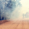 Imágenes del incendio forestal en Valdebótoa (Badajoz)