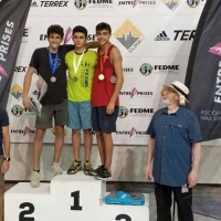 Los extremeños Freitas y Ginés, campeones de España de Escalada