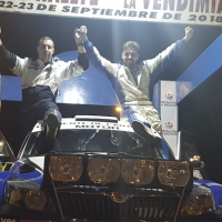 Noriego y Canelo repiten victoria en el Rallye de la Vendimia