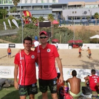 Gran actuación de los extremeños Fernández y Osado en el nacional de vóley playa