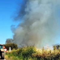 Incendio entre Gévora y Sagrajas (BA)