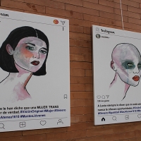 Jóvenes artistas retratan el empoderamiento de la mujer en el Centro Cultural Alcazaba