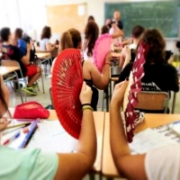 CCOO acusa a la Junta de perder el tiempo en vez de adaptar los colegios al cambio climático