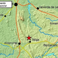 Registrado un terremoto en Táliga (Badajoz)