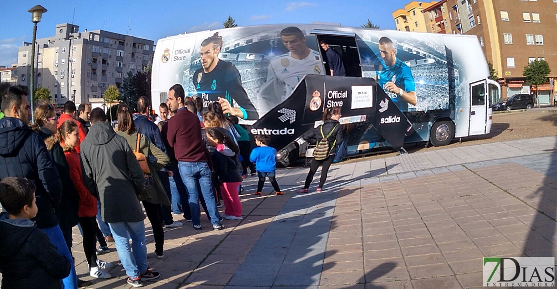 El autobús del Real Madrid volverá a Badajoz y Mérida