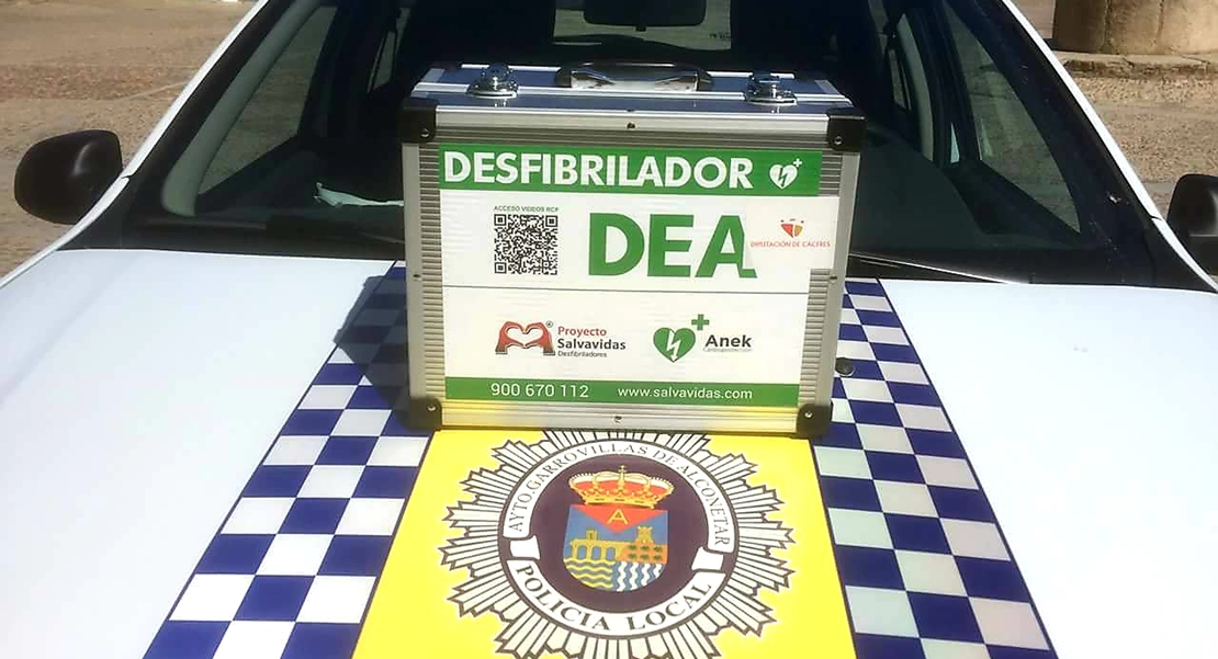 Garrovillas de Alconétar: La Policía Local aplicará el desfibrilador