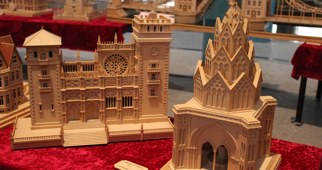 Una exposición de maquetas se instala en el Centro Cultural Alcazaba