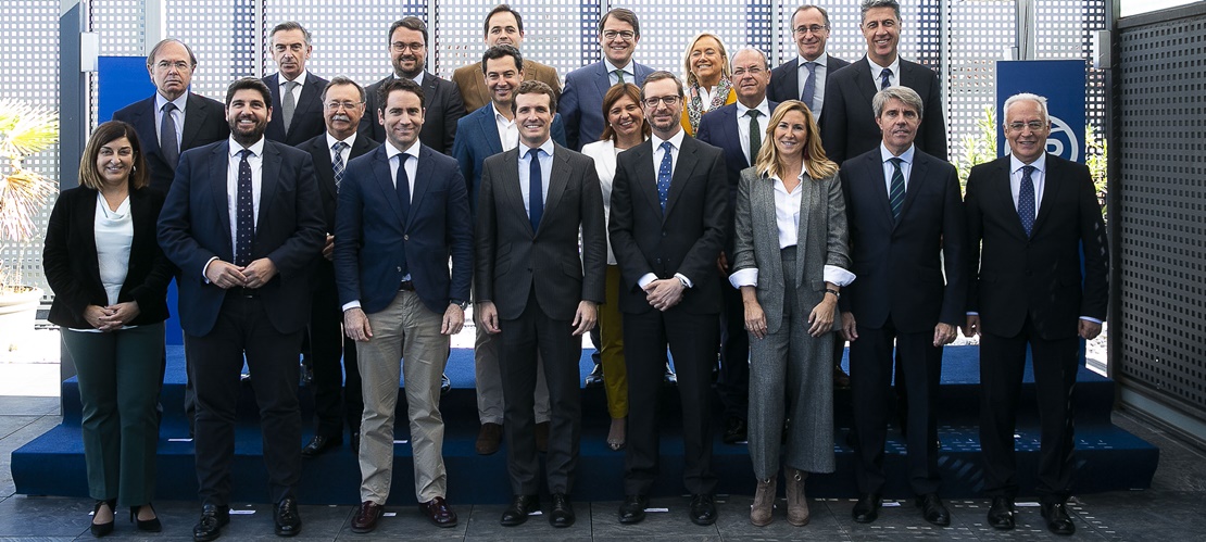 Monago coordina la primera reunión del Comité de presidentes autonómicos del PP