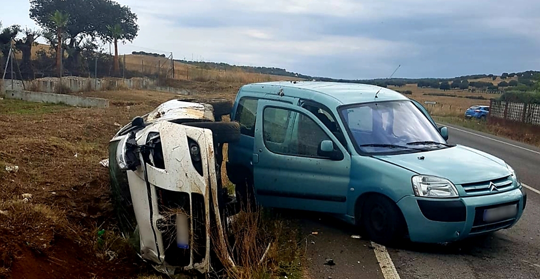 Seis personas heridas en dos accidentes en la provincia de Badajoz