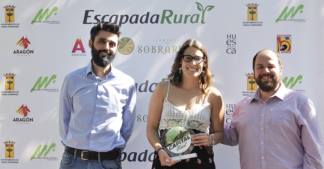 Alange recibe el premio de finalista como Capital del Turismo Rural 2018