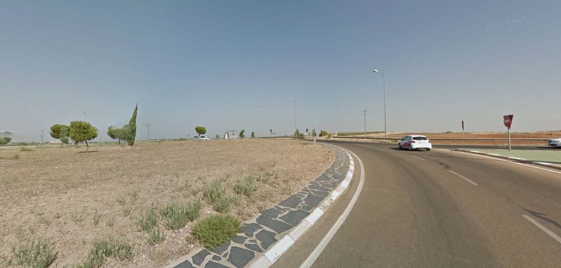 Accidente por salida de vía con un herido entre Don Benito y Villanueva
