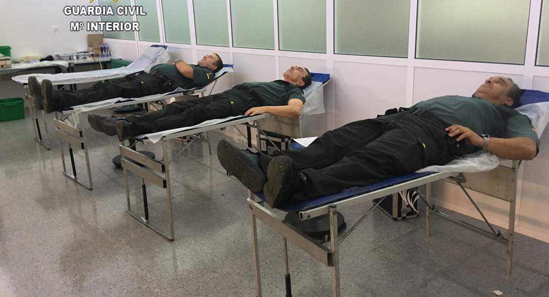 La Guardia Civil sigue entregando su sangre