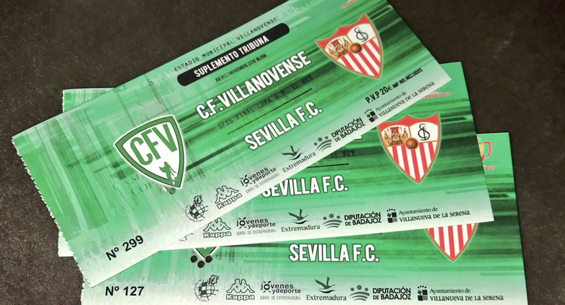 Buen ritmo en la venta de entradas del Villanovense - Sevilla