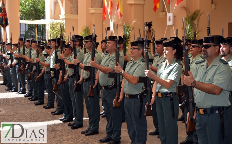 Acto institucional en Badajoz con motivo de la festividad de la patrona de la Guardia Civil
