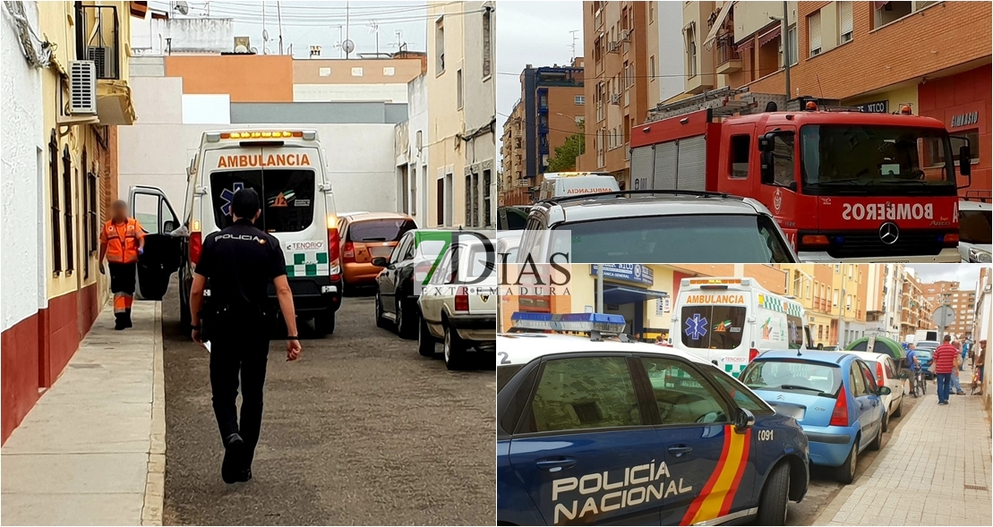 Los Bomberos atienden a una mujer al incendiarse su cocina en Badajoz