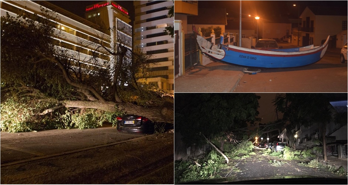 LESLIE: 27 heridos, 61 desalojos, 320.000 personas sin luz y 1.900 incidencias en Portugal