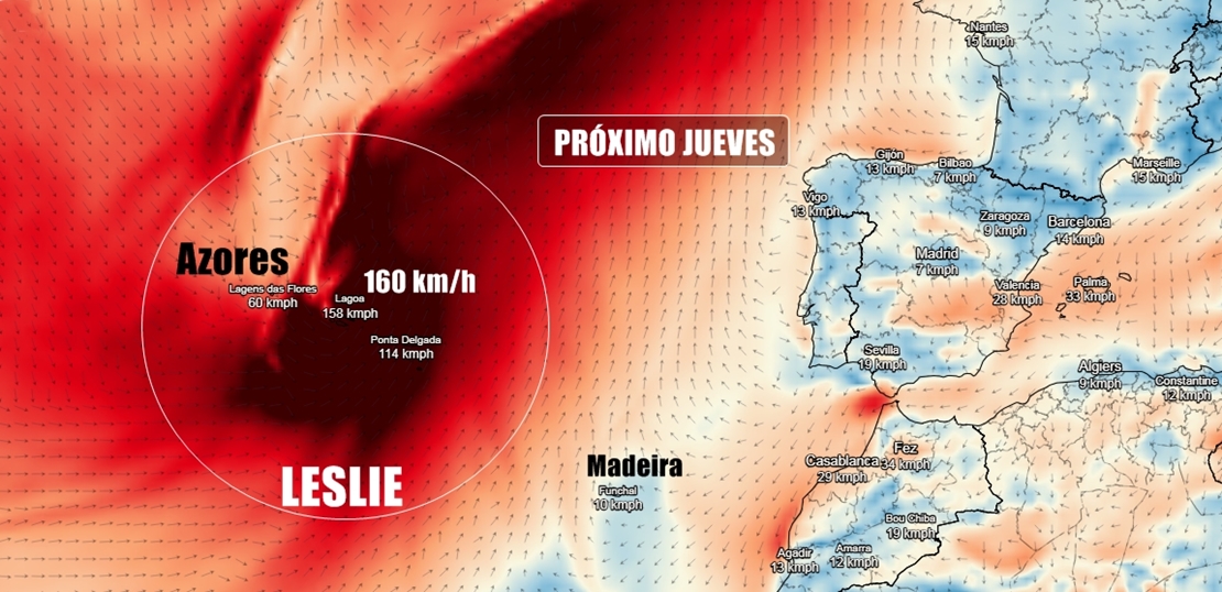 Leslie se convierte en Huracán