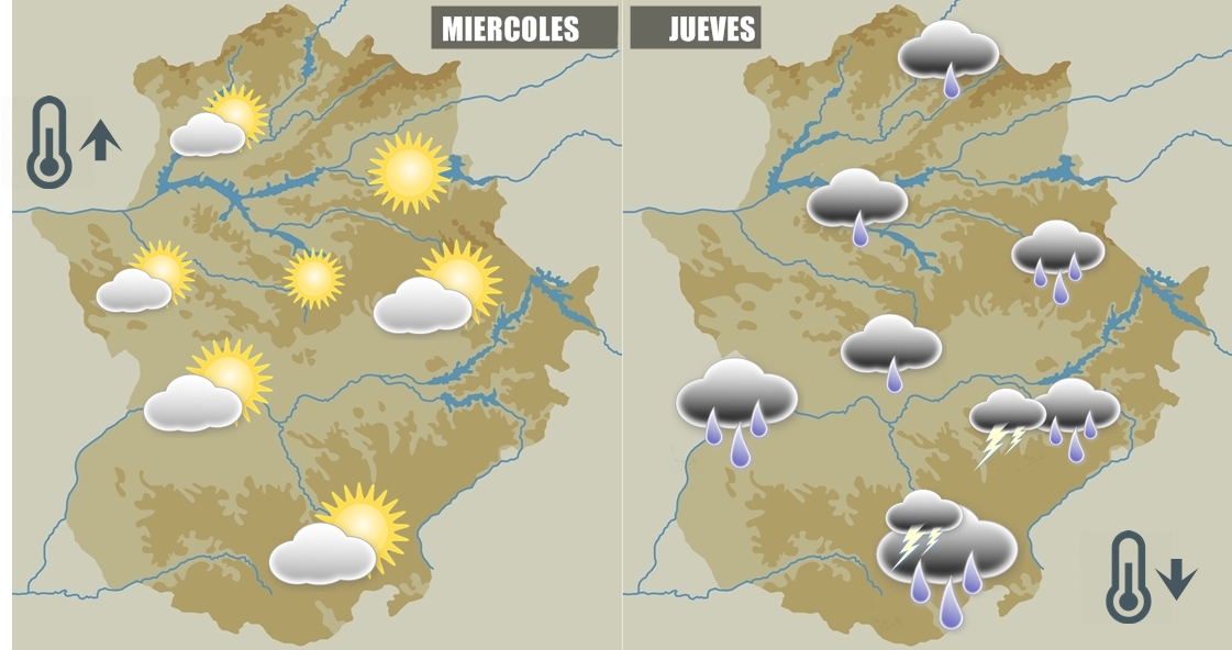 El jueves volverá la lluvia a la región