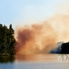 Incendio en las inmediaciones de la fábrica de Borges (Badajoz)