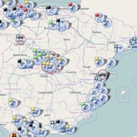 Arcén cerrado en la autovía A-66 en dirección a Sevilla