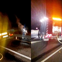 Los frenos han causado el incendio del camión en la autovía A-5