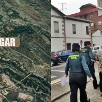 Recorrido de los atracadores antes de sufrir el accidente en Casas de Miravete