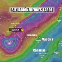 La AEMET lanza aviso especial sobre el Huracán Leslie