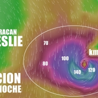 AEMET: “Barajamos 3 posibles impactos en tierra del Huracán Leslie”