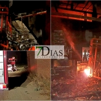 El fuego destruye 10.000 kilos de pimientos en un secadero de La Vera