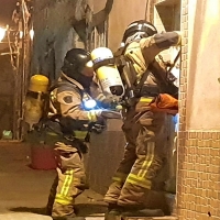 Incendio en una vivienda del Casco Antiguo