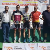 Rubén Tanco se acerca al liderato de la Copa de España de ciclismo adaptado