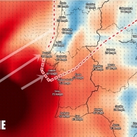 El Huracán Leslie tocará tierra entre Lisboa y Coimbra