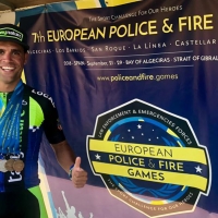 Javier Sánchez se proclama el mejor ciclista de los Campeonatos Europeos de Policías y Bomberos